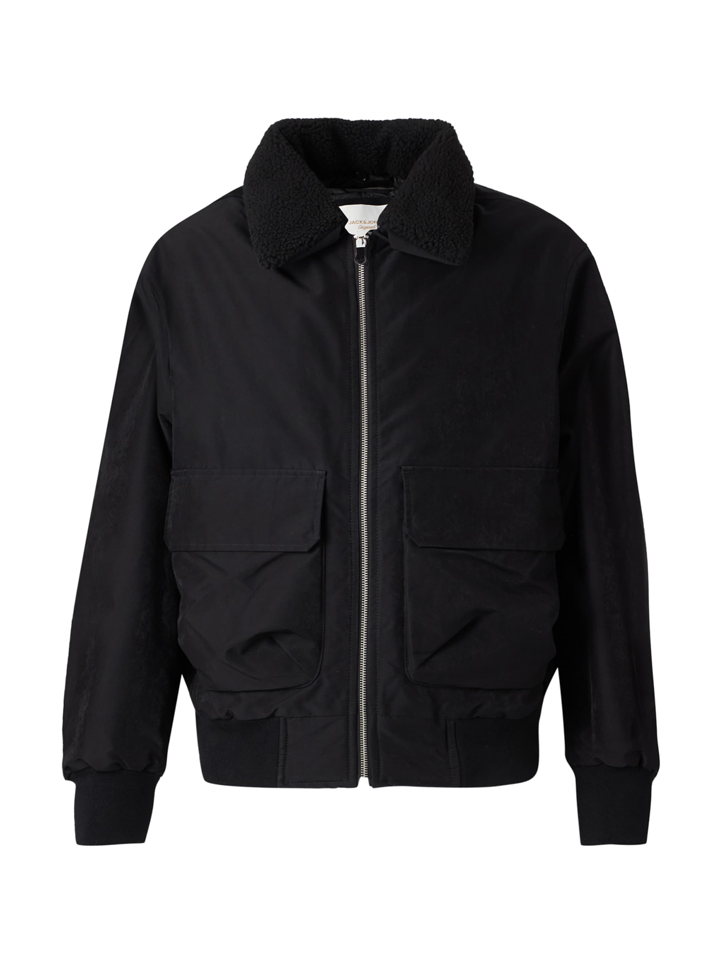 JACK &amp; JONES Between-Season Jacket &#x27;JORINWOOD&#x27; in Black: front