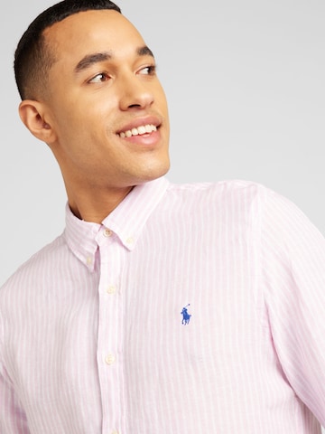 Polo Ralph Lauren Slim Fit Hemd in Pink