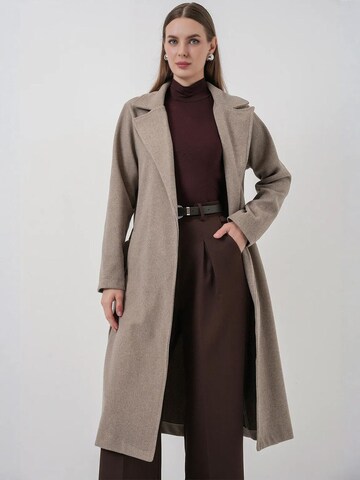 Bigdart - Sobretudo meia-estação em cinzento: frente