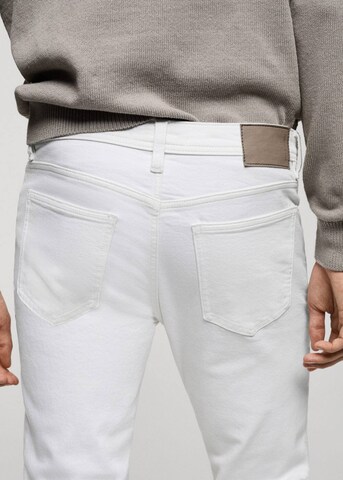 MANGO MAN Regular Jeans 'Jan' in Weiß