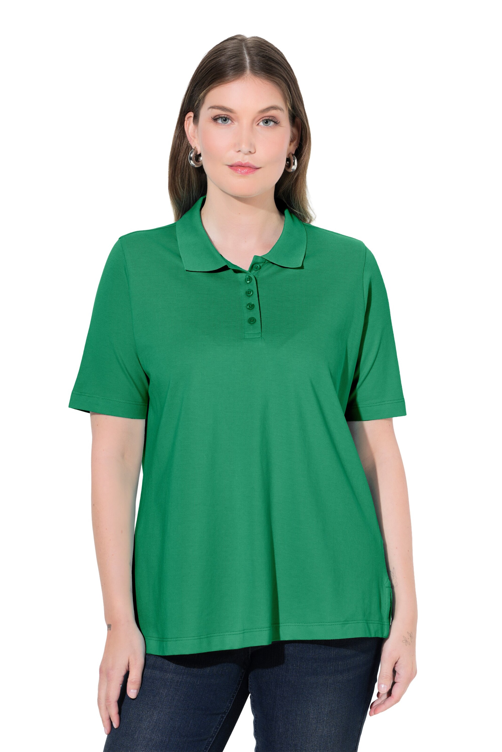 Ulla Popken Shirt in Grün: Vorderseite