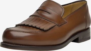 Henry Stevens Classic Flats 'Amelia FL' in Brown: front