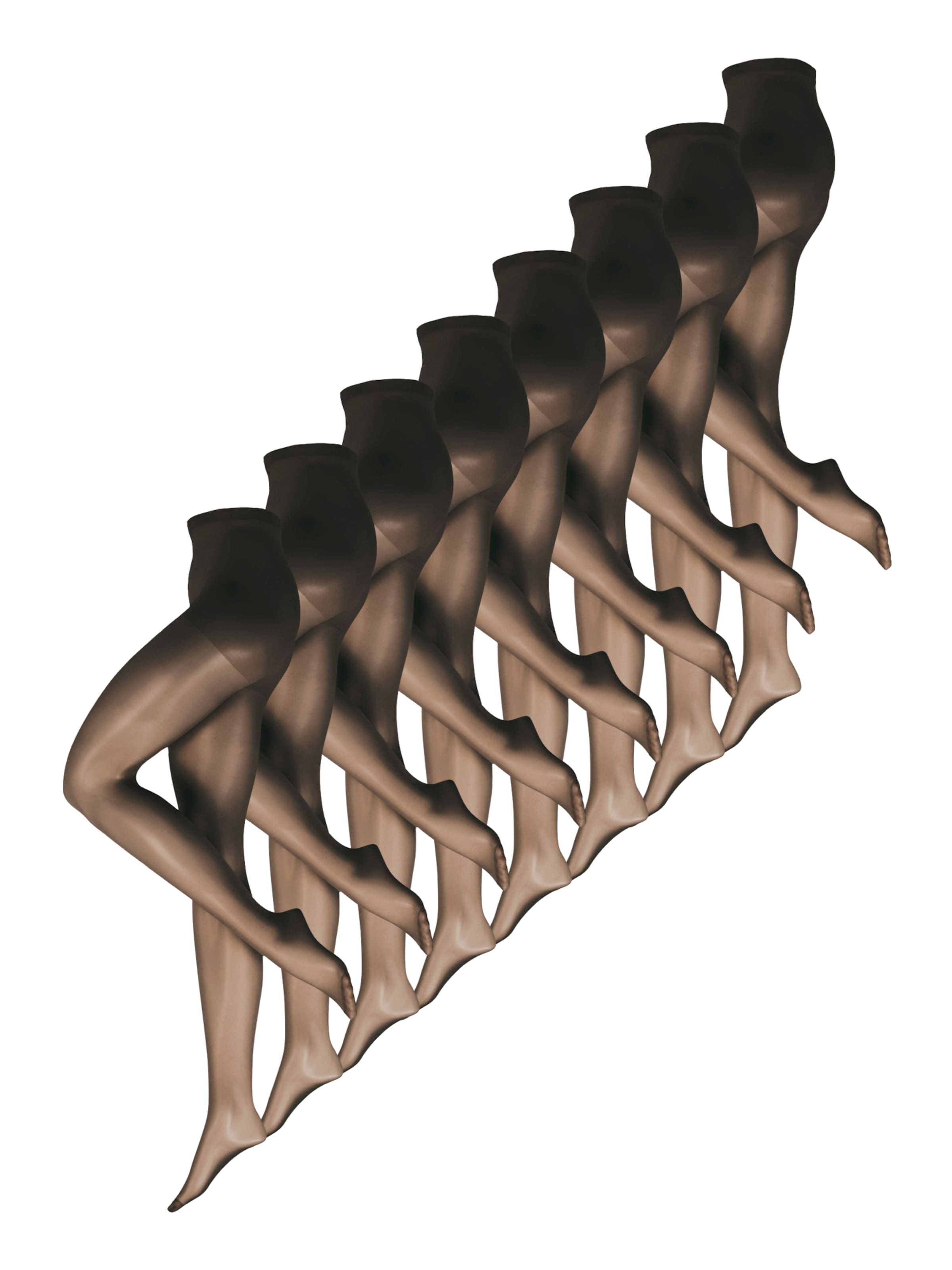 Nur Die Tights ' Seidenfein 15 Den ' in Black: front