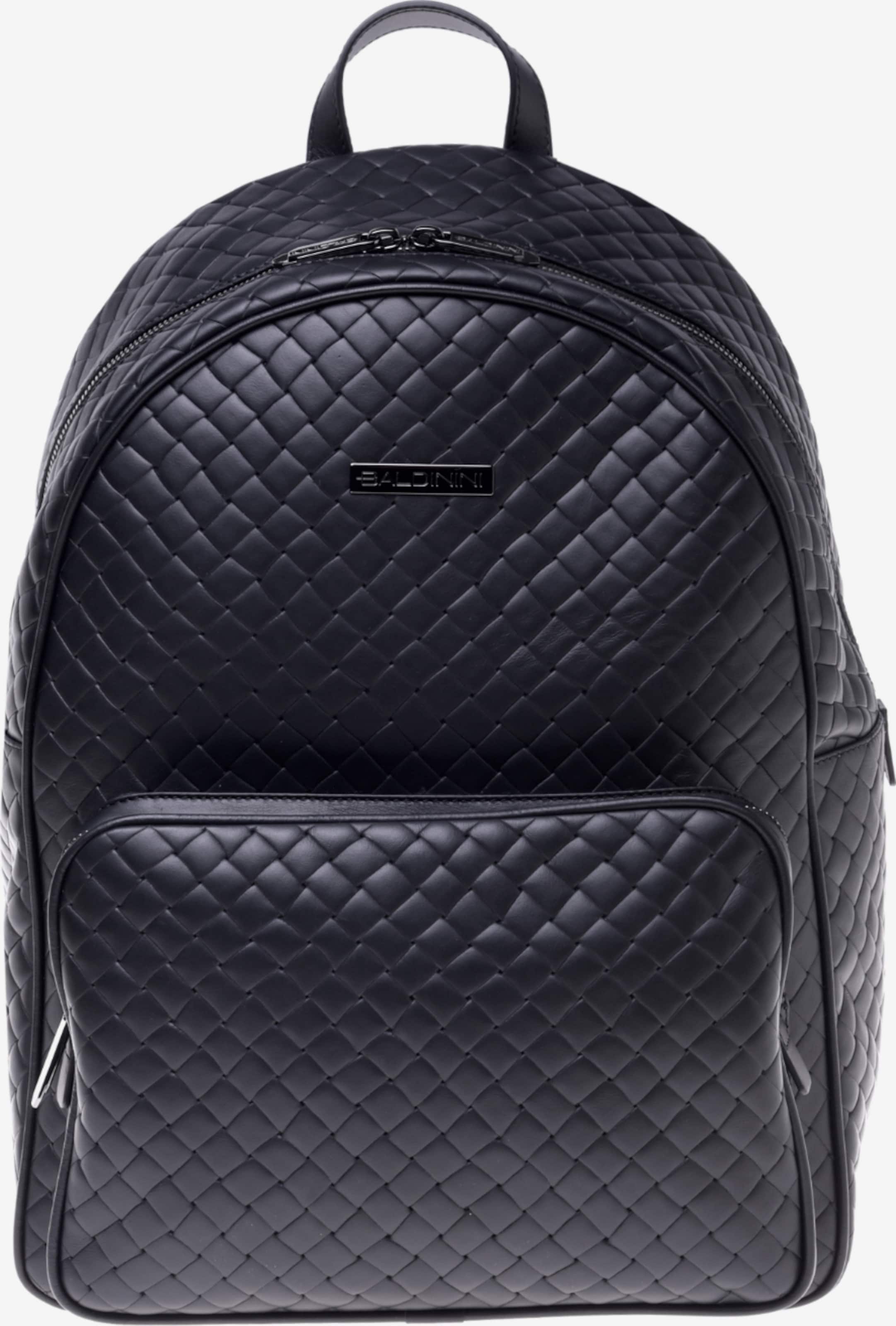 Sac à Dos En Cuir Baldinini - Grand - Bleu - Neuf Avec étiquettes