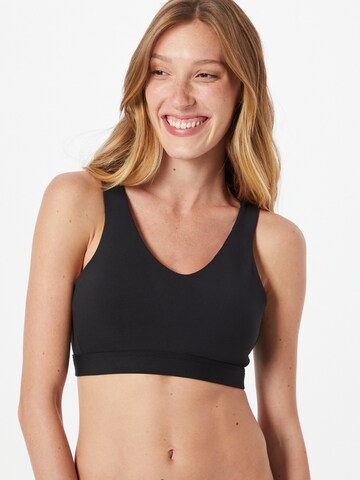ADIDAS SPORTSWEAR Bralette Sports bra 'Coreflow Luxe Medium-Support' in Black: front