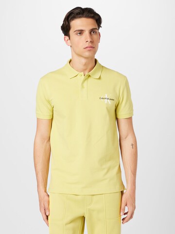 Calvin Klein Jeans Tričko – žlutá: přední strana