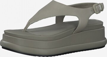 TAMARIS T-bar sandals in Grey: front