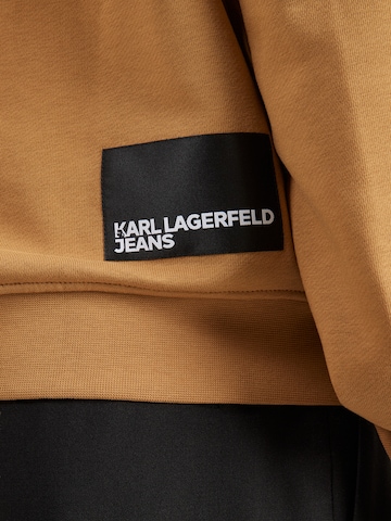 KARL LAGERFELD JEANS Majica | rjava barva