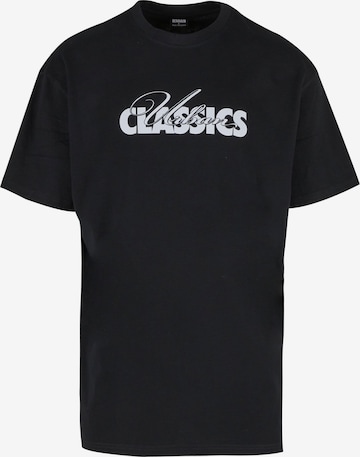 juoda Urban Classics Marškinėliai 'Cursive Bold': priekis