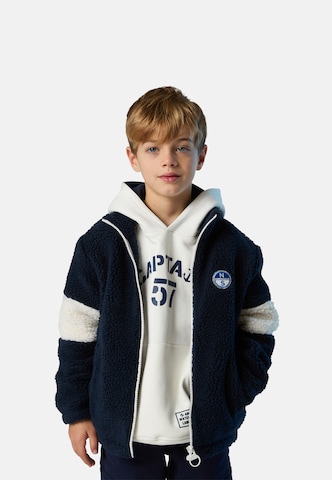 North Sails Fleece jas in Blauw