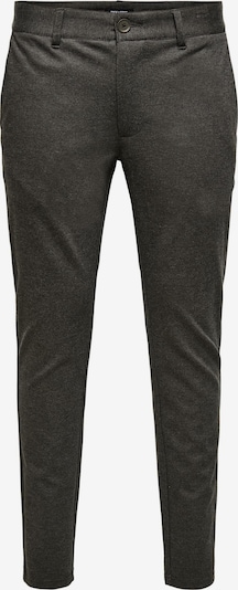 Pantaloni eleganți 'Mark' Only & Sons pe maro închis, Vizualizare produs