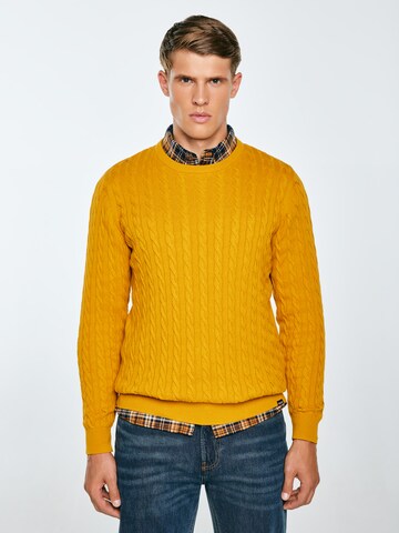 BIG STAR Sweater 'AMARIS' in Yellow: front