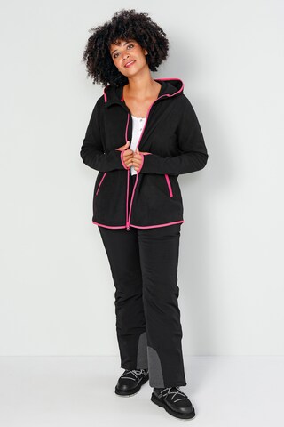 Angel of Style Fleece jas in Zwart