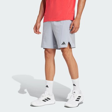 ADIDAS PERFORMANCE Sportbroek 'Designed for Training Workout' in Grijs: voorkant