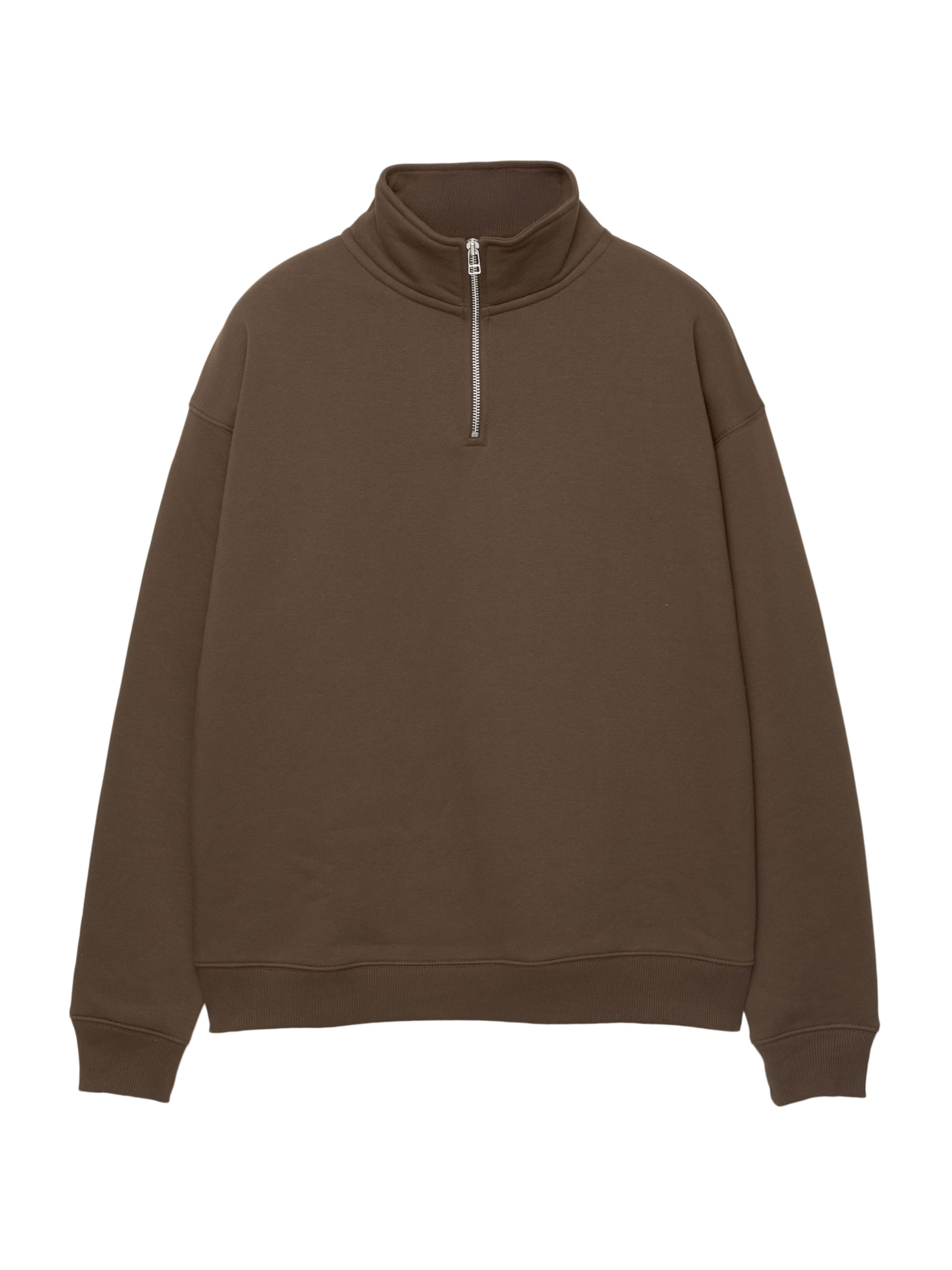 Pull&Bear Sweatshirt in Braun: Vorderseite