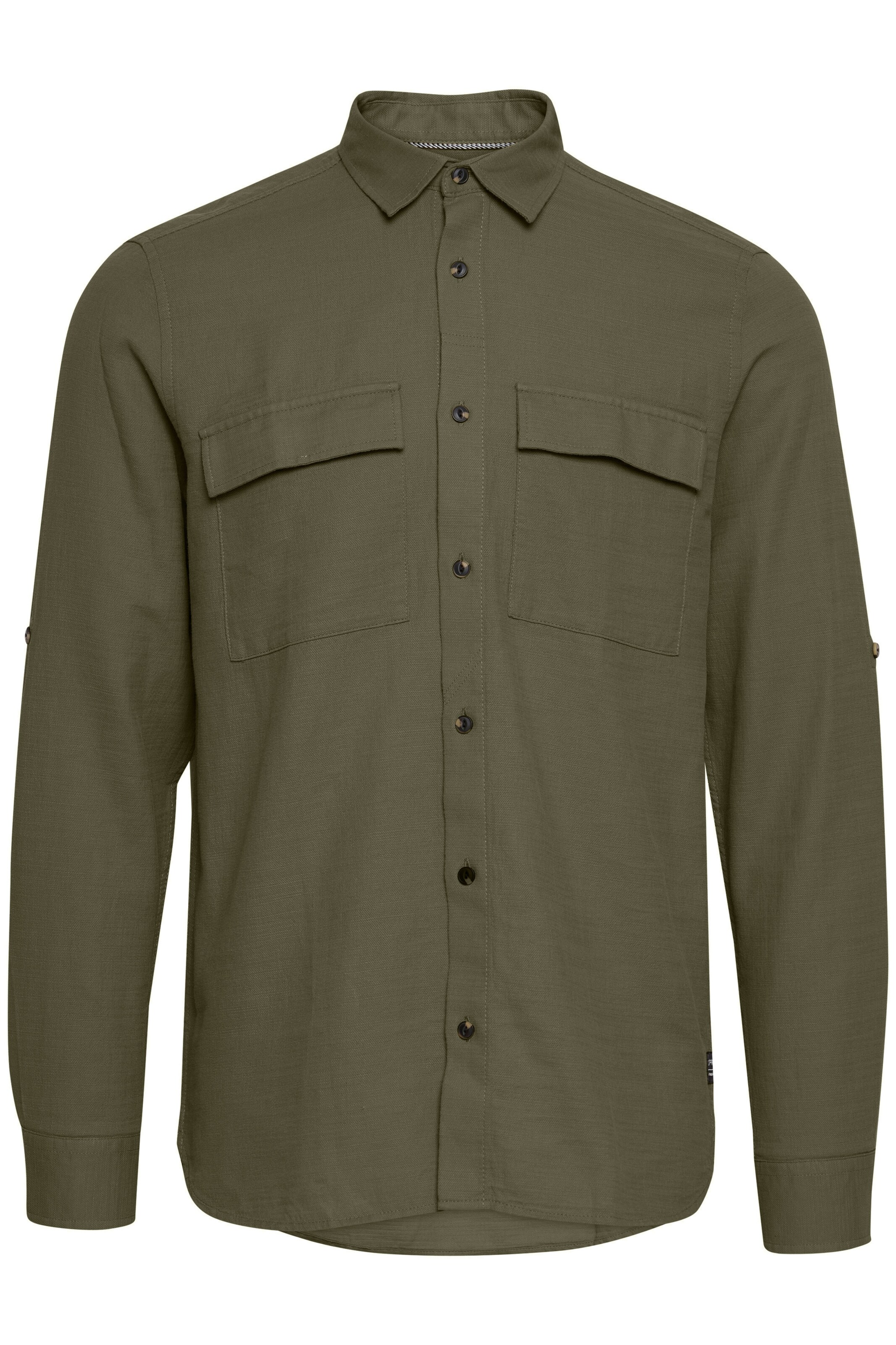 11 Project Overhemd in Groen: voorkant