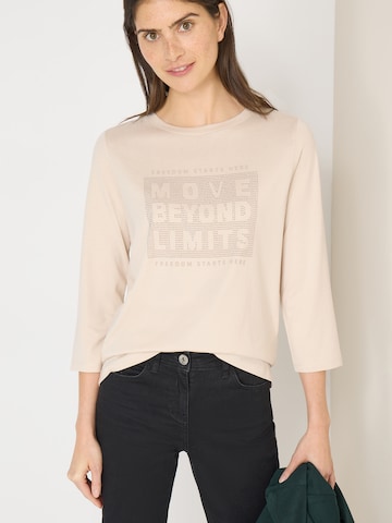 CECIL - Camiseta 'Hotfix' en beige