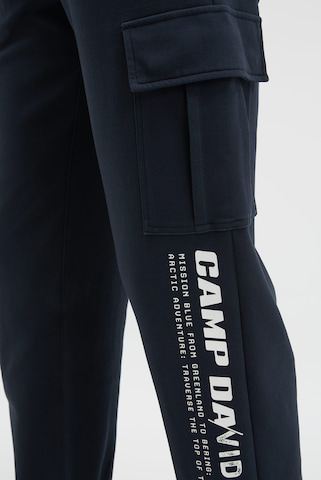 CAMP DAVID Regular Workout Pants in Blue