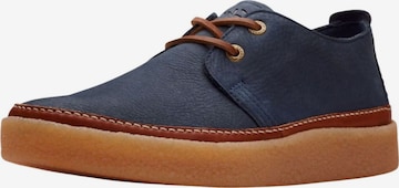 Chaussure à lacets CLARKS en bleu : devant