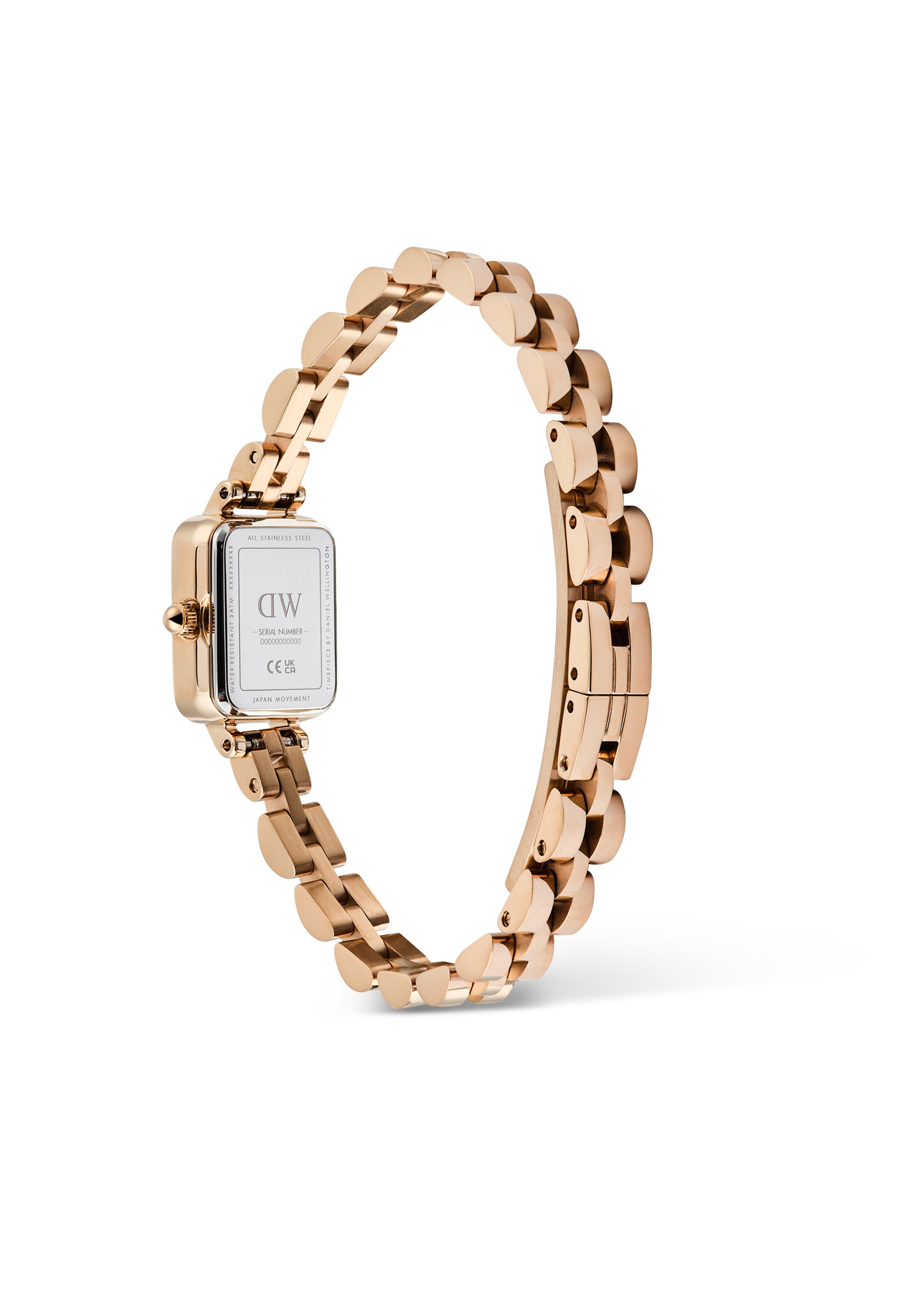 Orologio analogico ' QUADRO MINI ' di Daniel Wellington in rosa