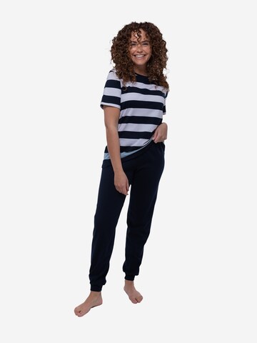 Ammann Pajama 'Night & Home' in Blue