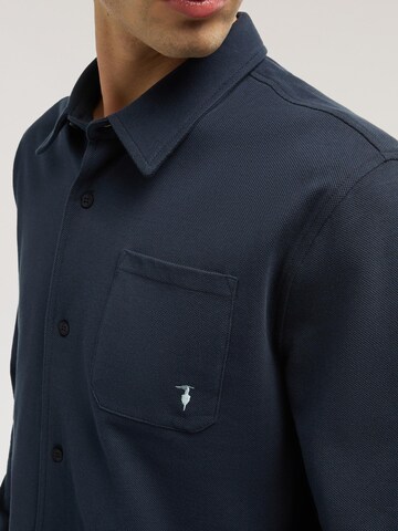 Trussardi Regular fit Button Up Shirt in Blue