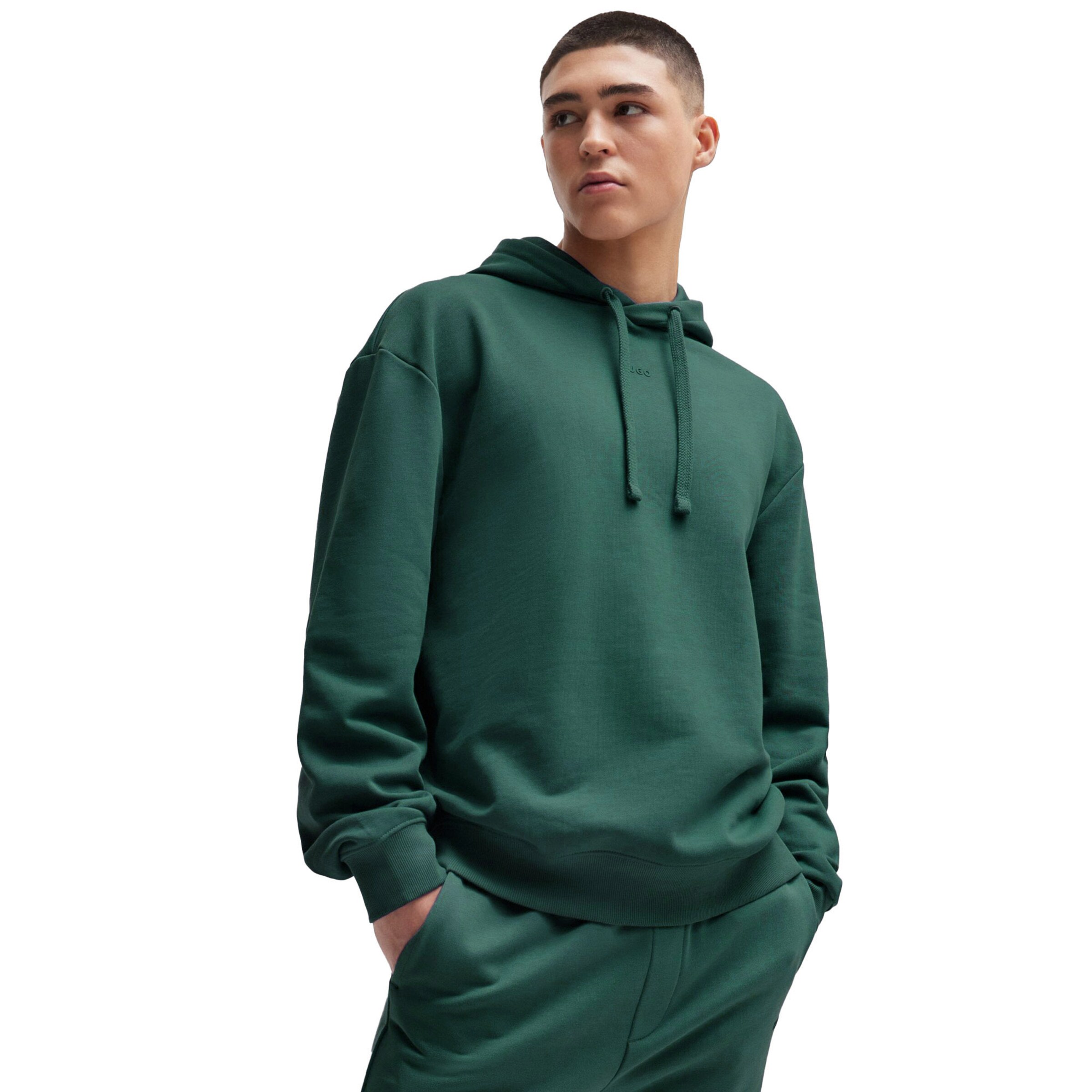 HUGO Свитшот 'Dapo' в Зеленый: спереди