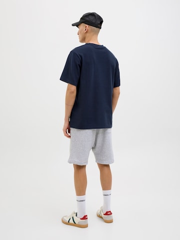 JACK & JONES Shirt 'JCOPACER STRUCTURE TEE' in Blauw