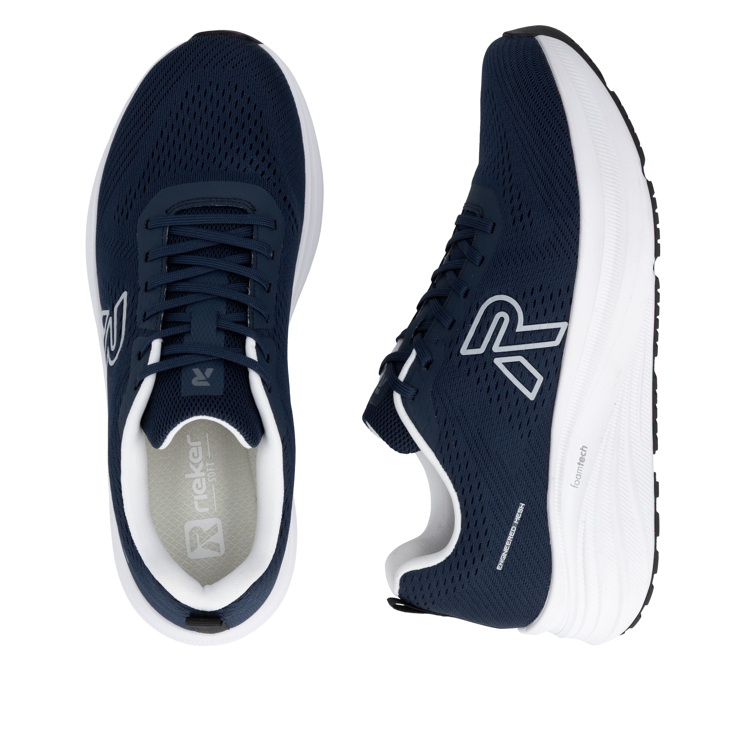 Baskets basses ' U4101 ' Rieker Sport en bleu