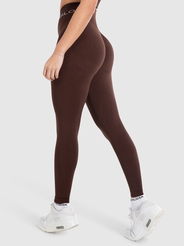 Skinny Pantalon de sport 'Azura' Smilodox en marron