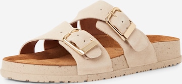 Mule Tamaris en beige : devant
