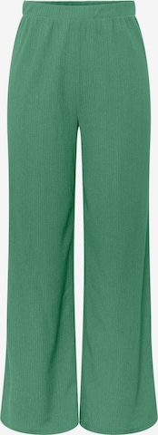 PIECES Kalhoty 'Alka' – zelená: přední strana