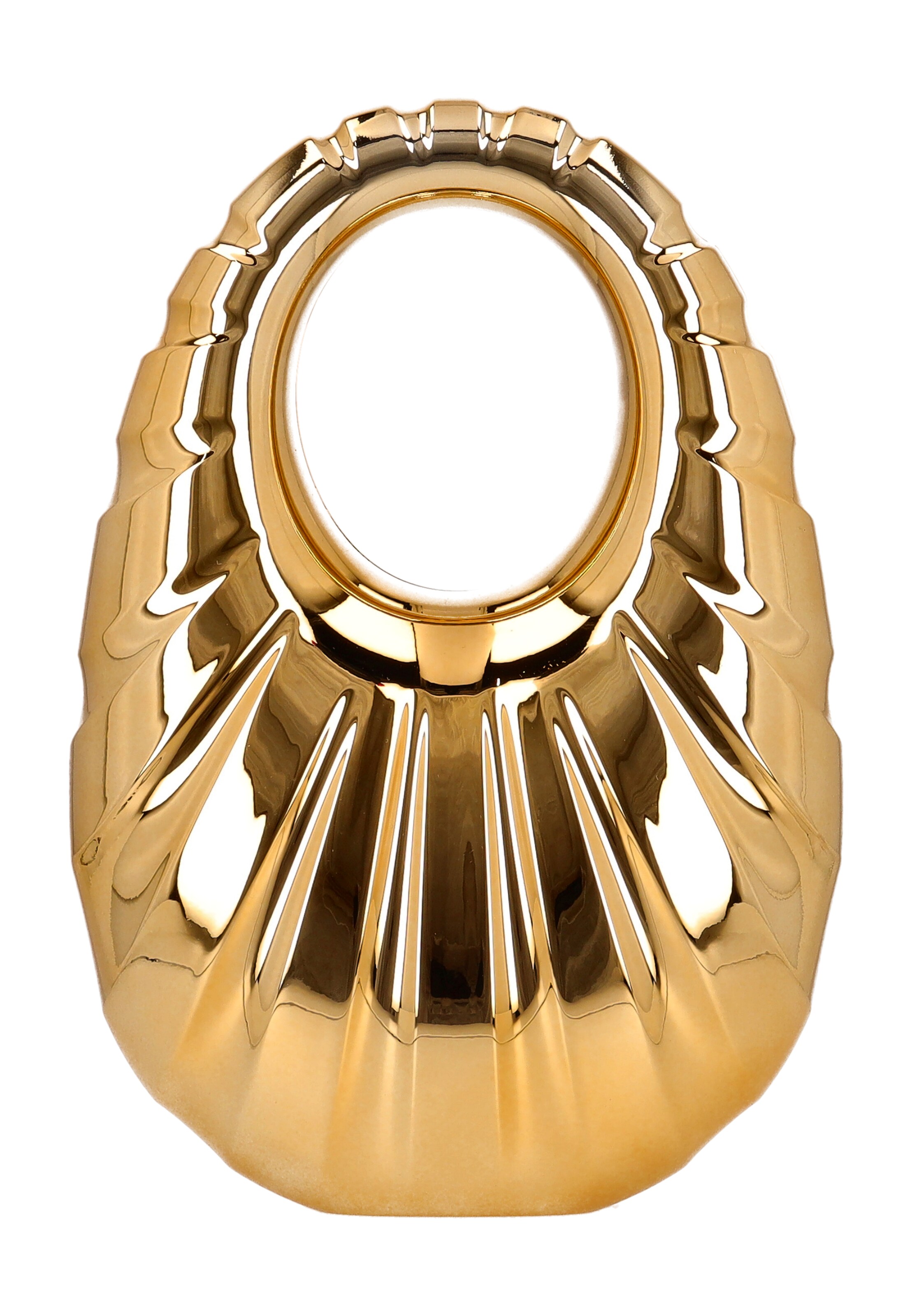 Pochette faina en or : devant