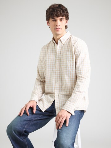 GAP Regular fit Button Up Shirt in Green: front