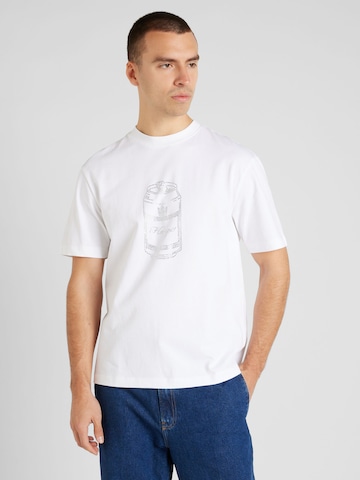 T-Shirt 'Deondrin' HUGO Red en blanc : devant