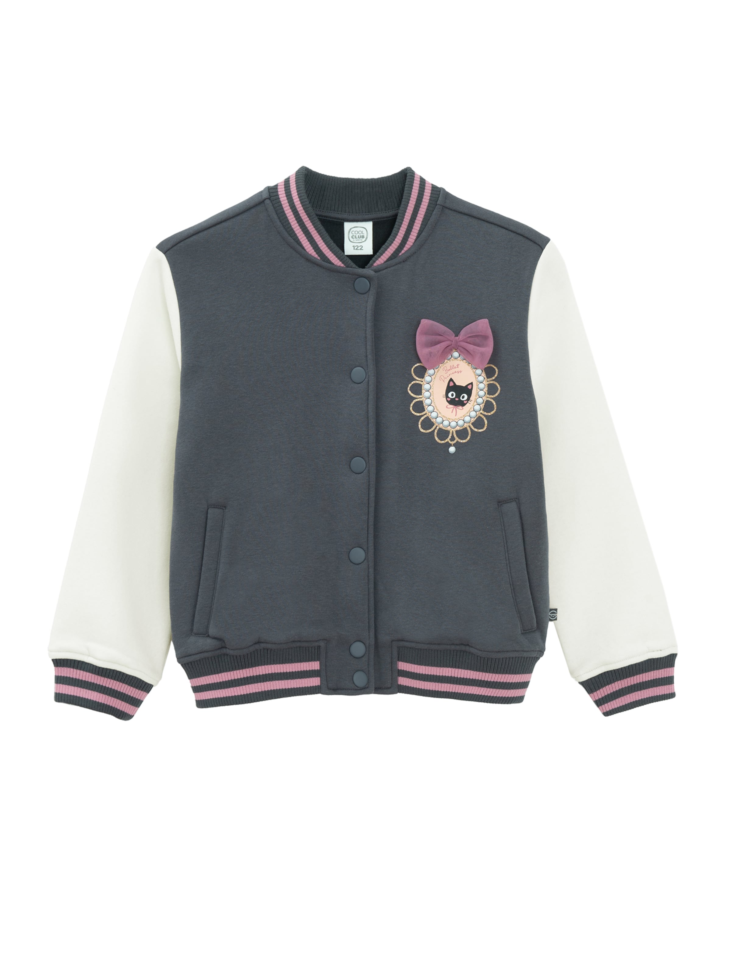 Cool Club Collegetakki värissä harmaa: etupuoli