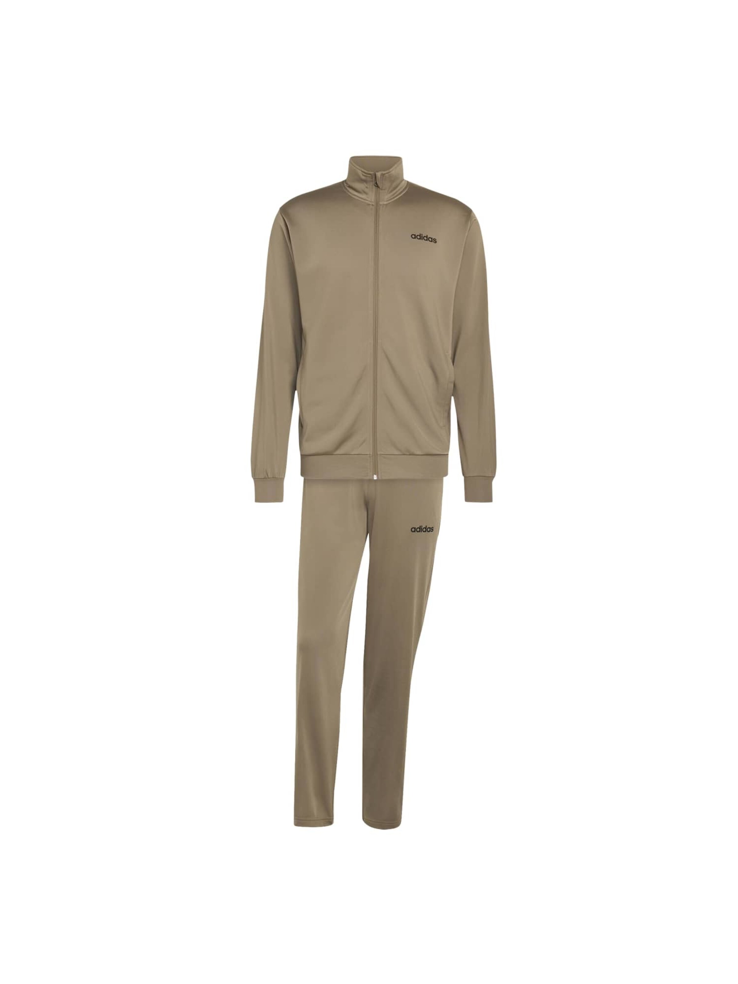 smėlio ADIDAS SPORTSWEAR Treniruočių kostiumas 'LINEAR TRACK': priekis