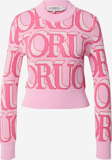 Fiorucci Pullover em rosa / rosa claro / branco, Vista do produto