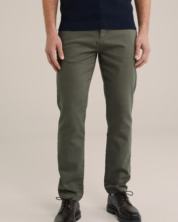 WE Fashion Slimfit Nadrág - zöld