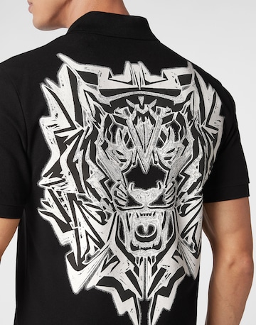Plein Sport Poloshirt 'Thunder Tiger' in Schwarz