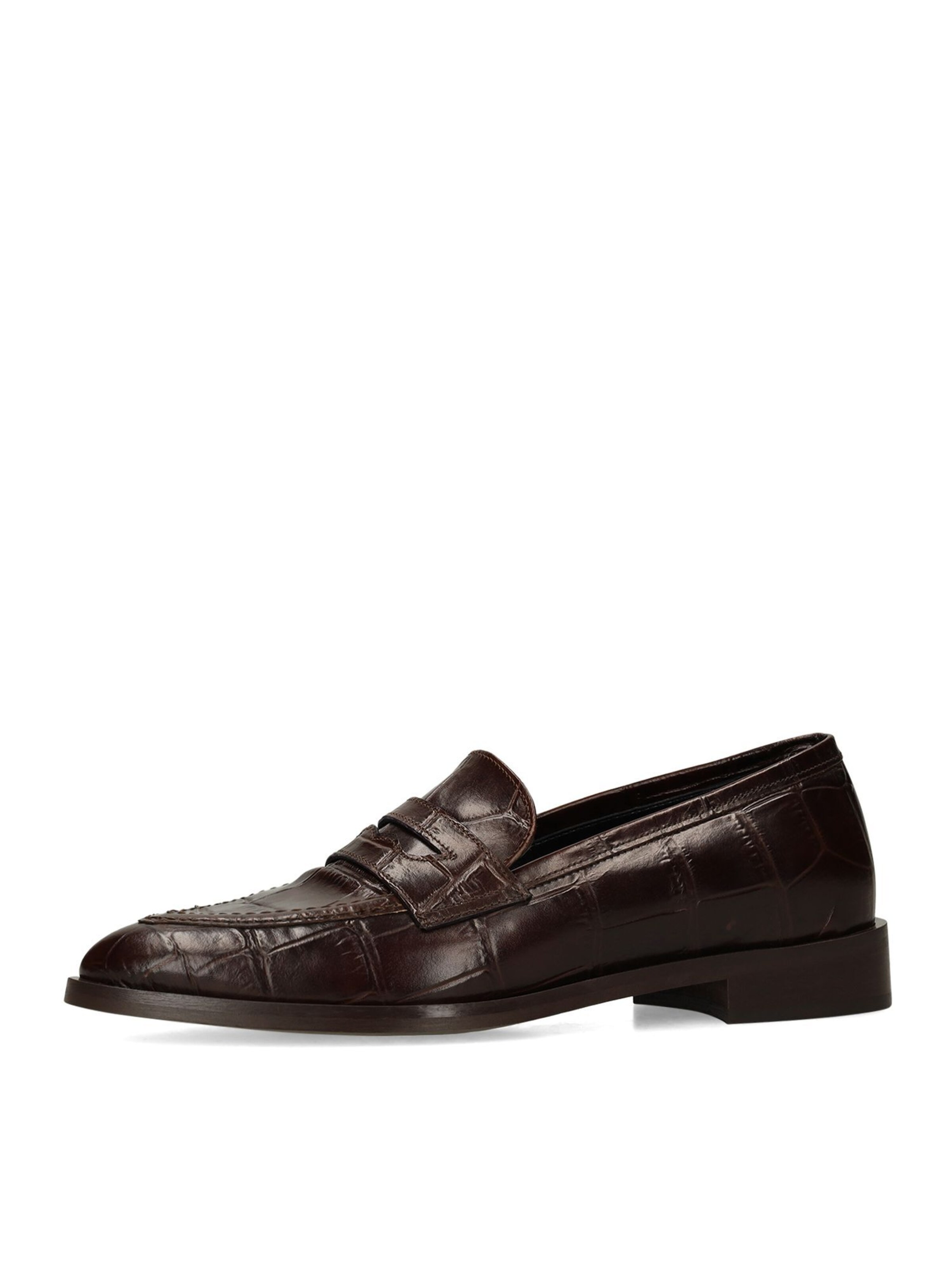 Chaussure basse MANFIELD en marron : devant