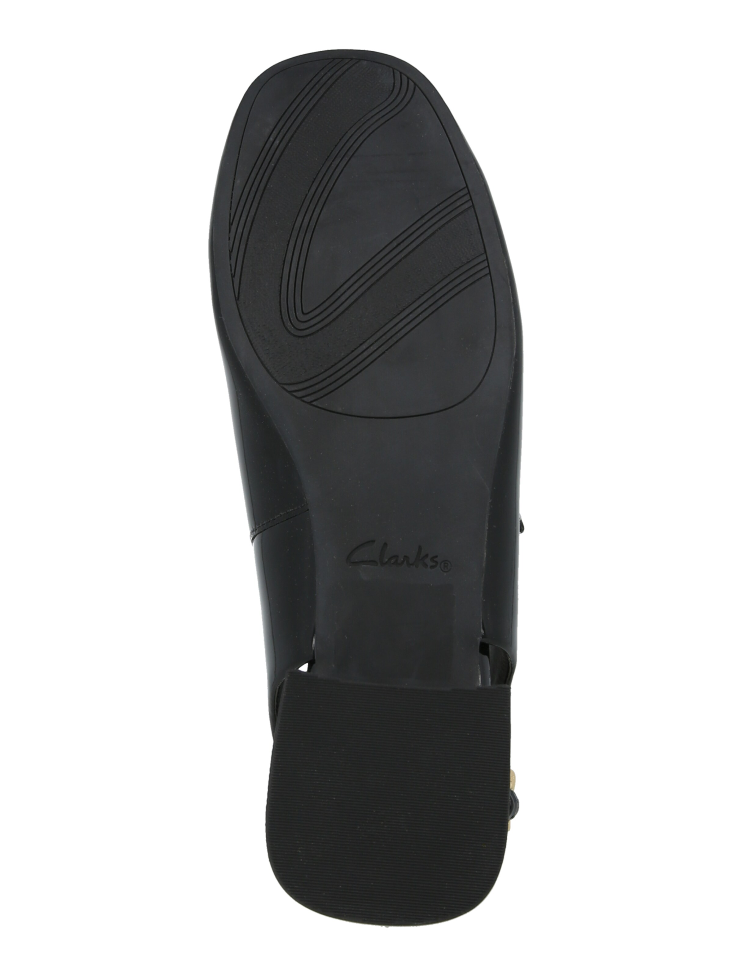CLARKS Μπαλαρίνα με λουράκια 'Daiss30 Dazz' σε μαύρο: κάτω