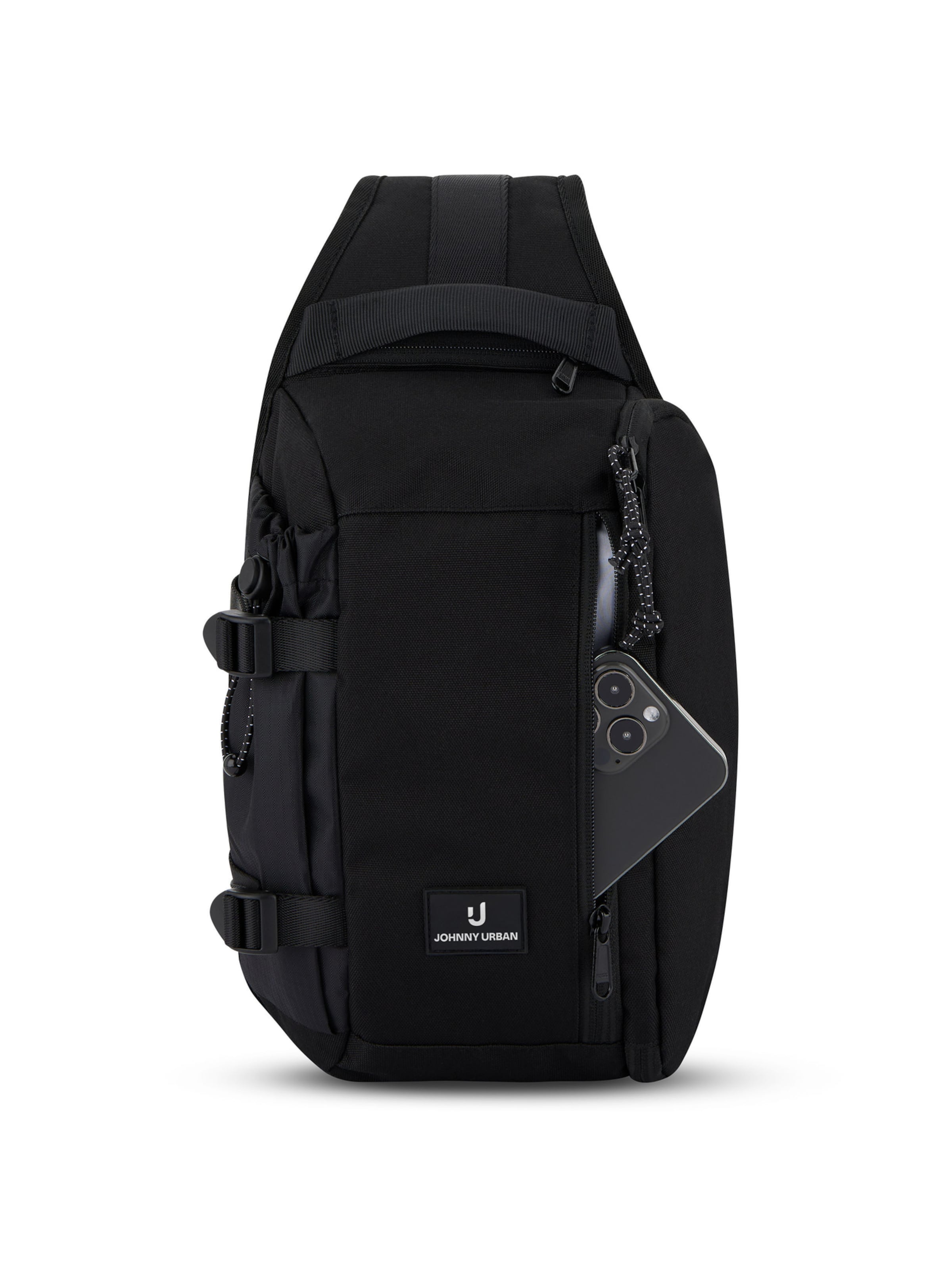 Johnny Urban Crossbody Bag 'Charlie' in Schwarz