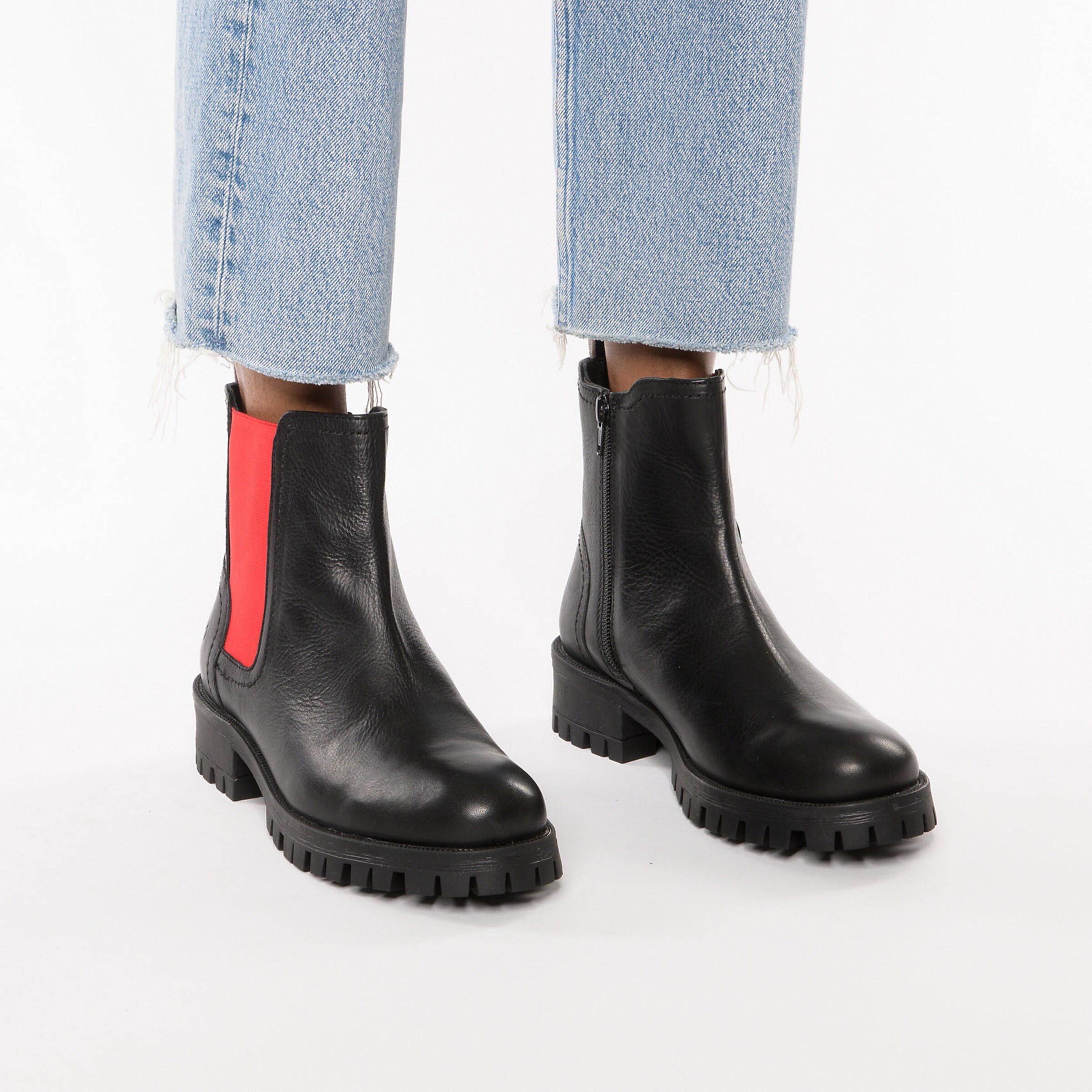 Frauen Stiefeletten Paul Vesterbro Schuh in Rot, Schwarz - DI67303 Frauen Stiefeletten Paul Vesterbro Schuh in Rot, Schwarz - DI67303