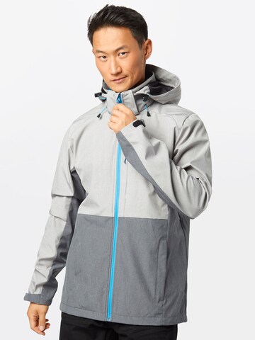 ICEPEAK Outdoor jacket 'BASSUM' in Grey: front