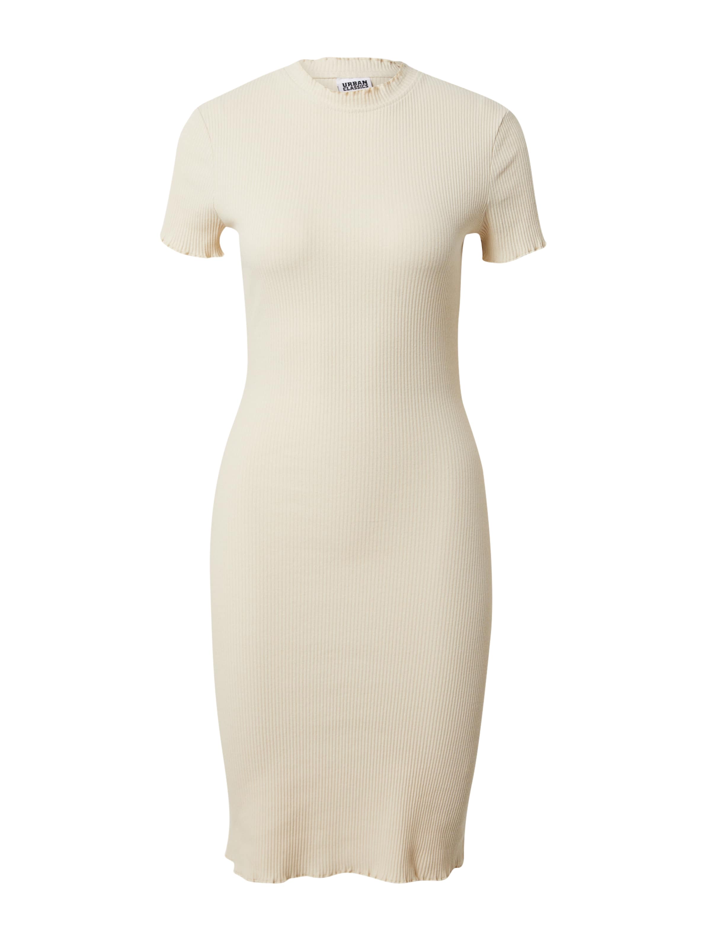 Urban Classics Рокля в бежово: отпред