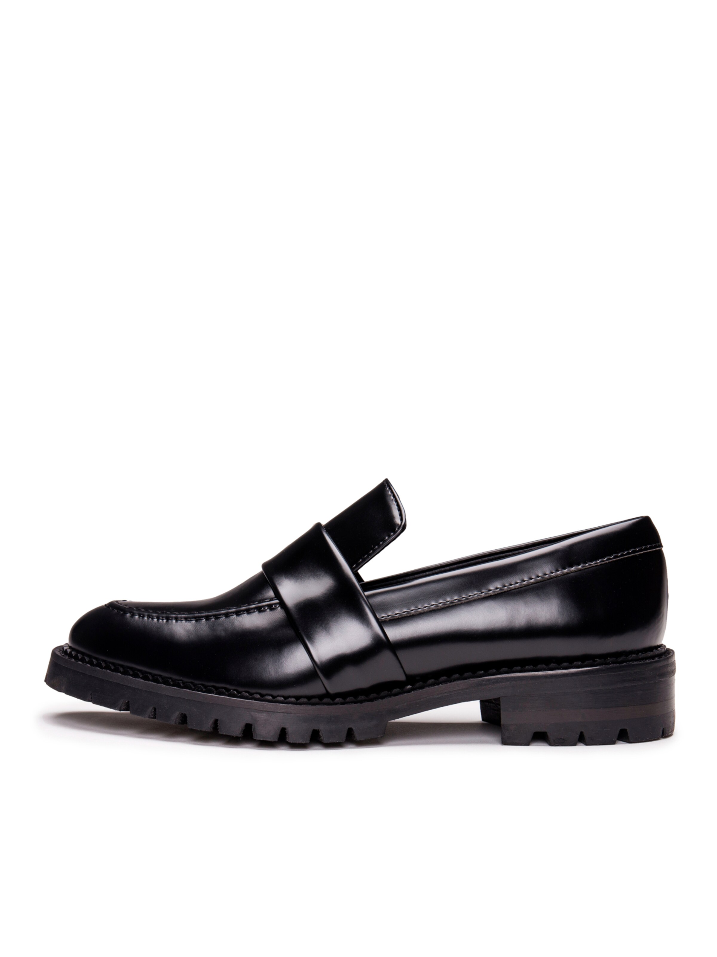 Slipper 'Elena B' di nae Vegan Shoes in nero: frontale
