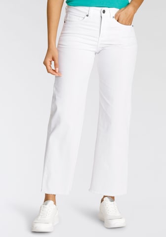 KangaROOS Wide leg Jeans in White: front