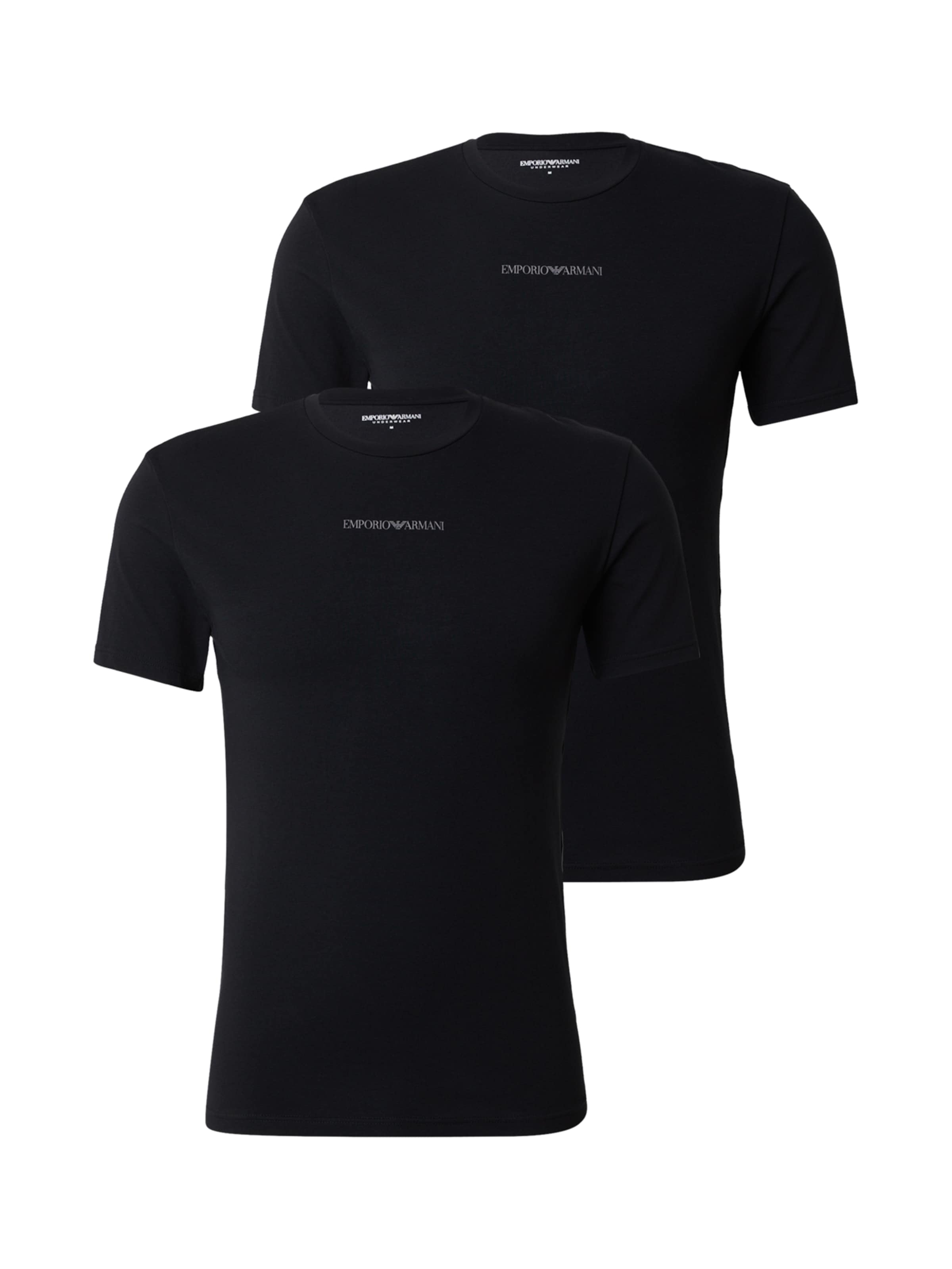 Emporio Armani T-shirt i svart: framsida