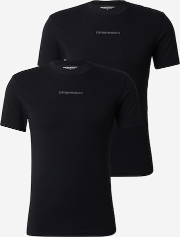 Emporio Armani Koszulka w kolorze czarny: przód